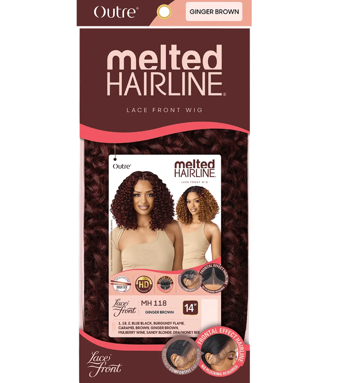 Outre Melted Hairline Synthetic HD Lace Front Wig – MH 118 - Image 9