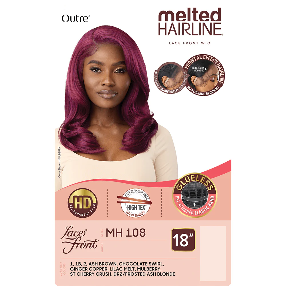 Outre Melted Hairline Synthetic HD Lace Front Wig - MH 108 - Image 8