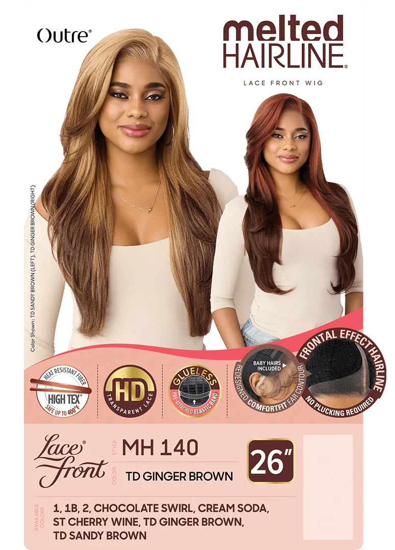 Outre Melted Hairline Synthetic HD Lace Front Wig - MH 140 - Image 6