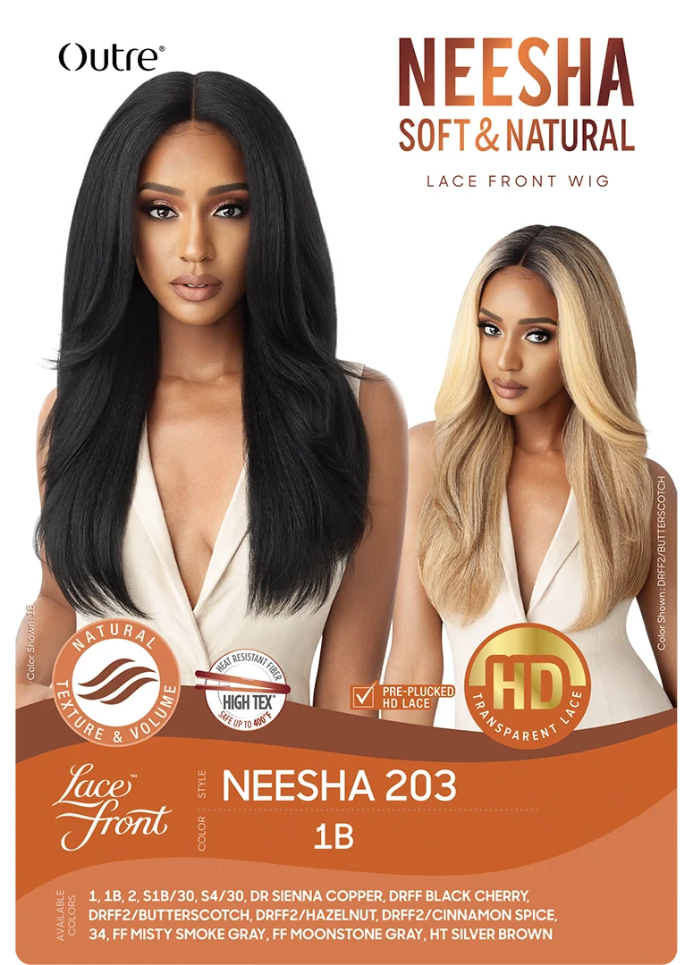 Outre Neesha Soft & Natural Lace Front Wig - Neesha 203 - Image 10