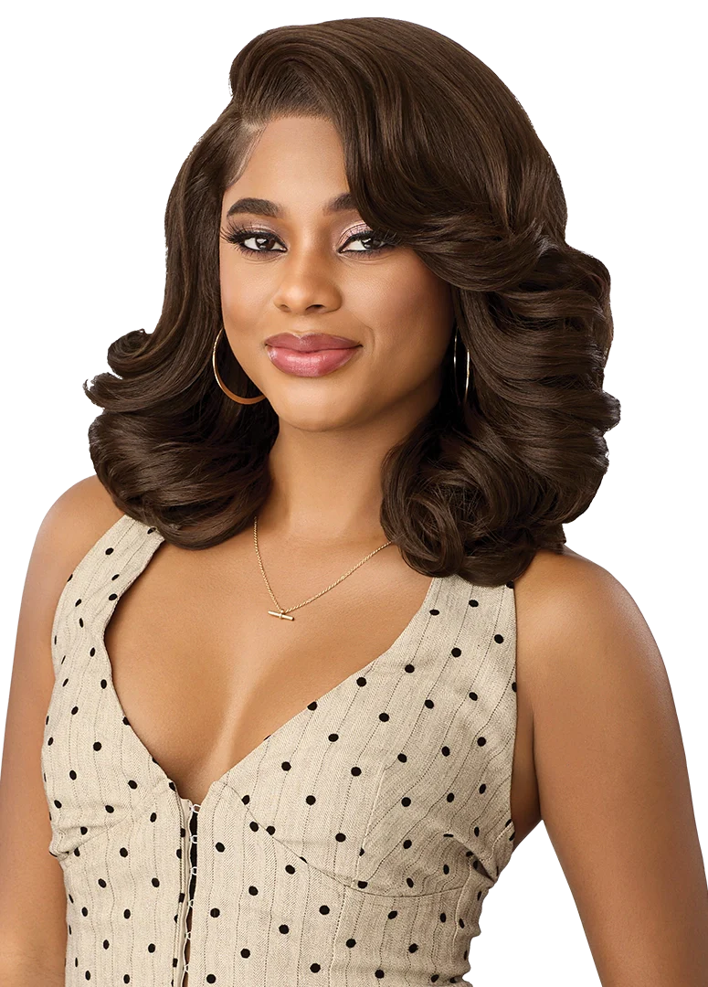 Outre NueBlend Perfect Hairline 13x6 Lace Frontal Wig – HHB Body Wave 14” - Image 3
