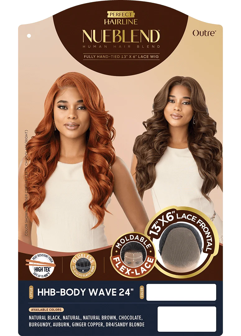 Outre NueBlend Perfect Hairline 13x6 Lace Frontal Wig – HHB Body Wave 24” - Image 7