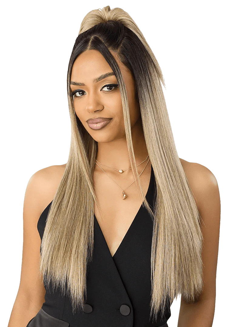 Outre NueBlend Perfect Hairline 13x6 Lace Frontal Wig – HHB Straight 26" - Image 4