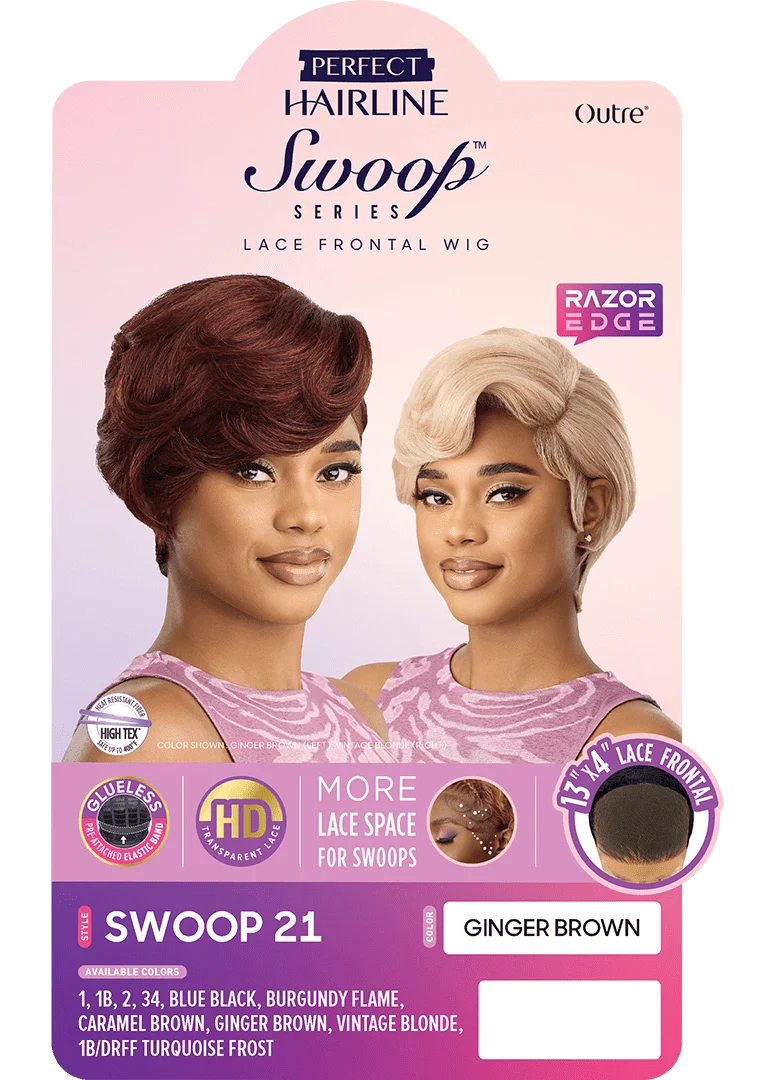 Outre Perfect Hairline Swoop Glueless 13x4 HD Lace Front Wig - Swoop 21 - Image 7