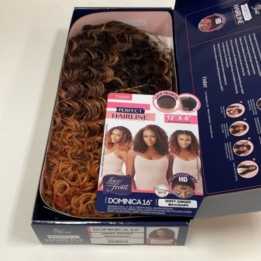 Outre Perfect Hairline 13x4 HD Synthetic Lace Front Wig - Dominica 16" - Image 11
