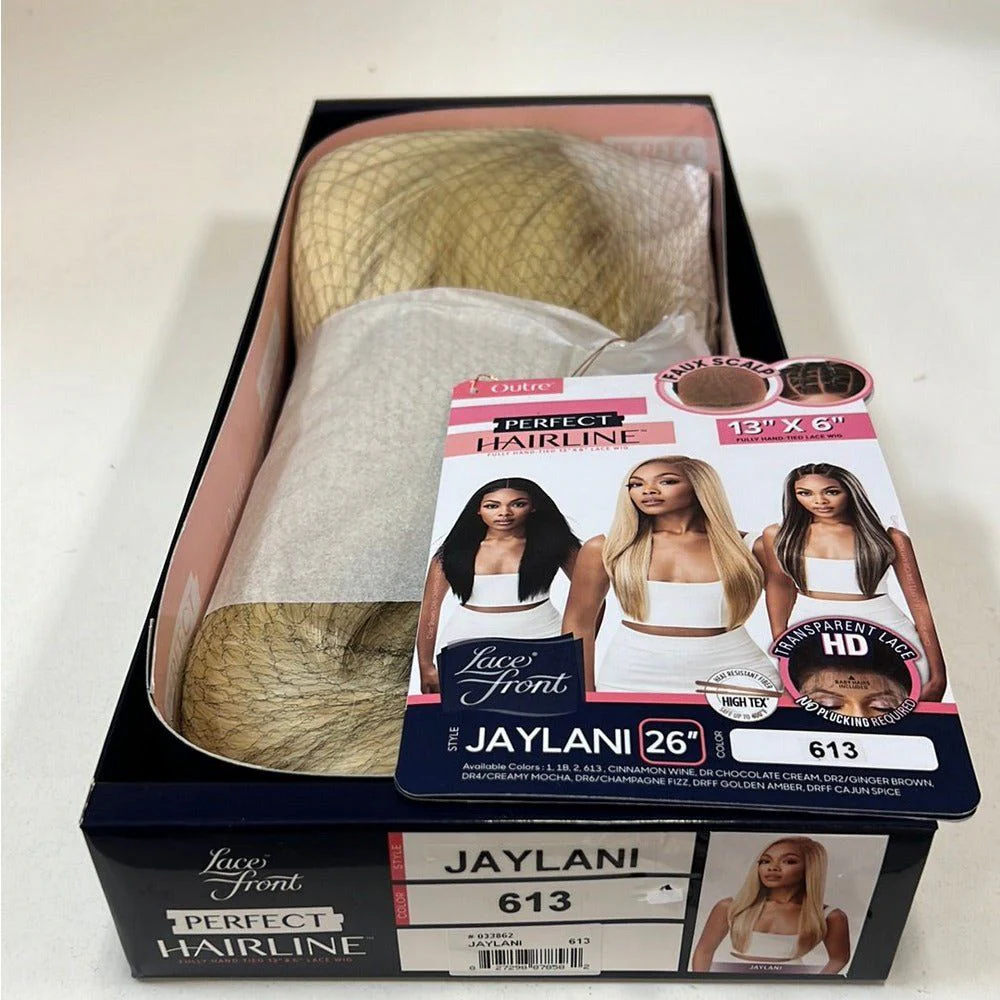 Outre Perfect Hairline 13x6 Faux Scalp HD Synthetic Lace Front Wig - Jaylani - Image 10