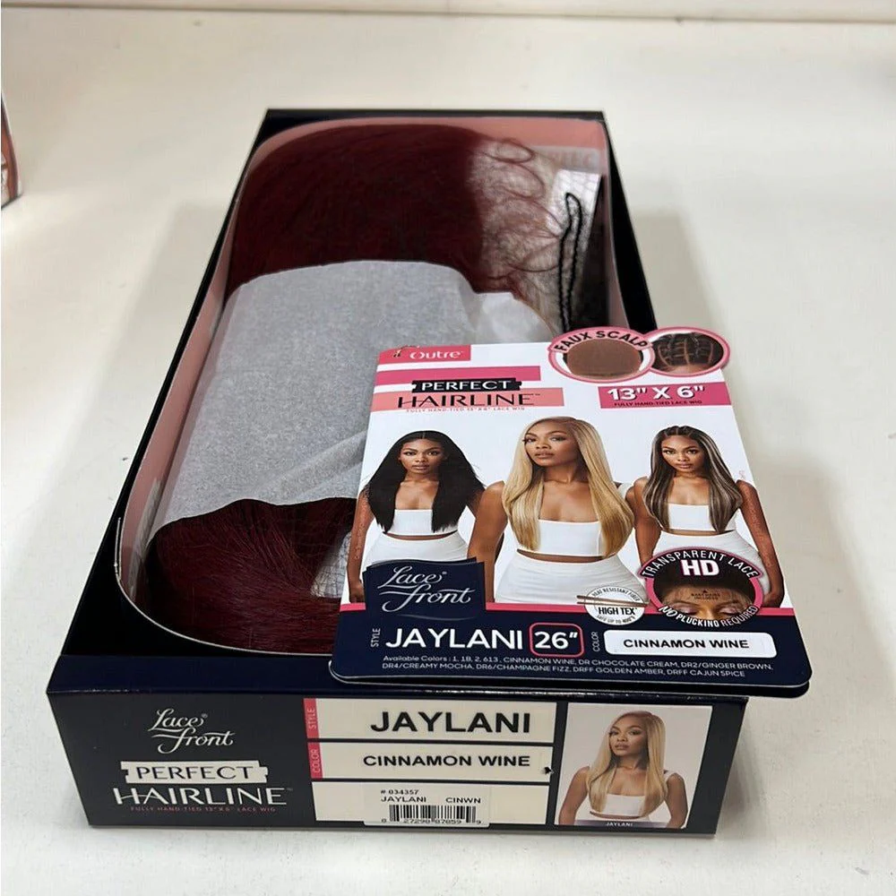 Outre Perfect Hairline 13x6 Faux Scalp HD Synthetic Lace Front Wig - Jaylani - Image 11