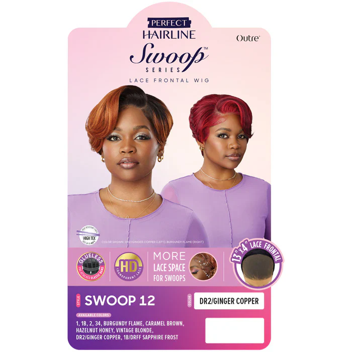 Outre Perfect Hairline Swoop Glueless 13x4 HD Lace Front Wig - SWOOP 12 - Image 3