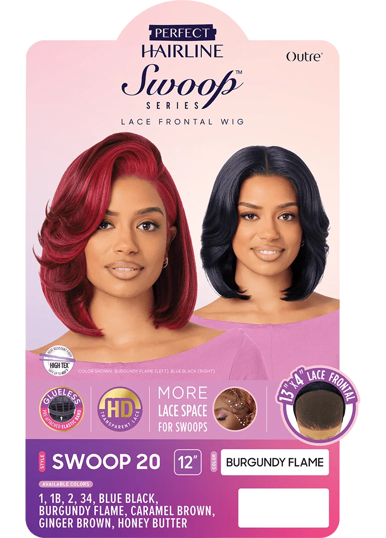 Outre Perfect Hairline Swoop Glueless 13x4 HD Lace Front Wig - Swoop 20 - Image 8