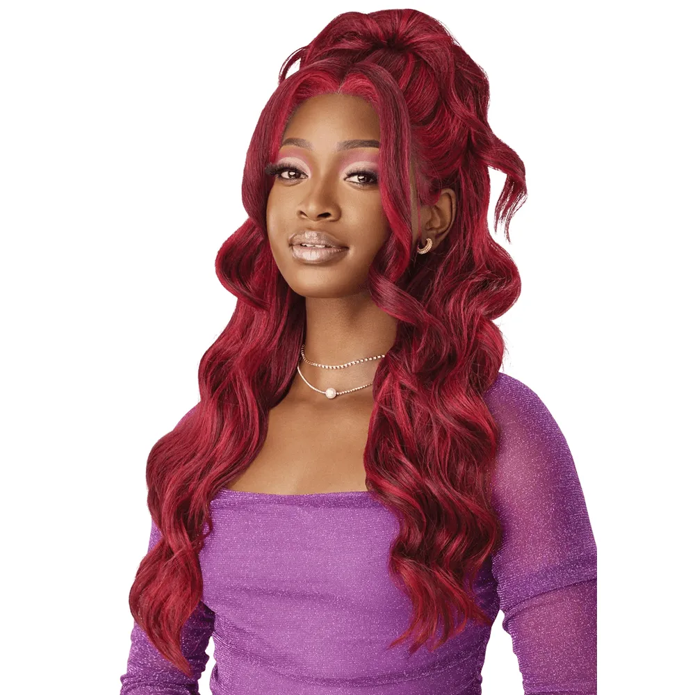 Outre Perfect Hairline Swoop Series 13x4 Synthetic HD Lace Front Wig - Swoop 8 - Image 3