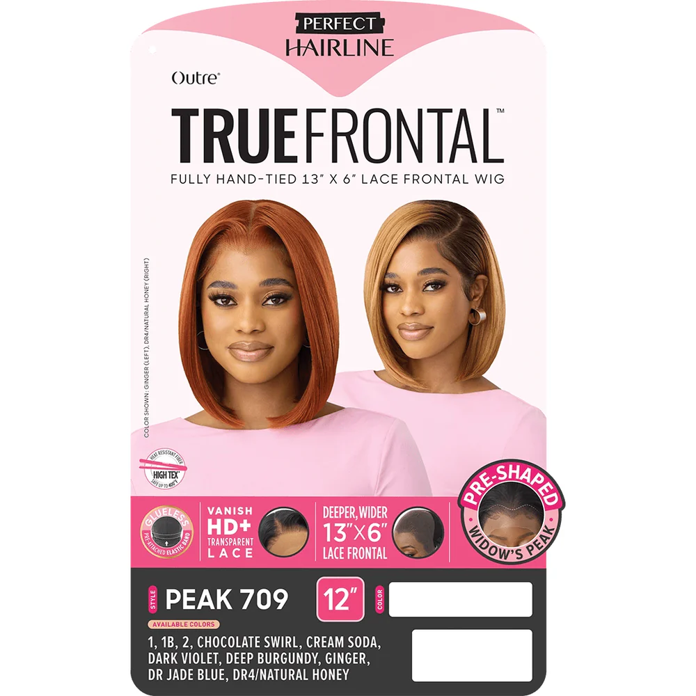 Outre Perfect Hairline True Frontal 13x6 HD Lace Front Wig - Peak 709 - Image 7