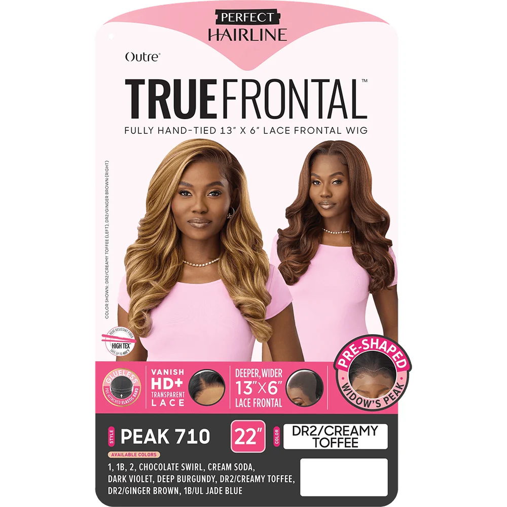 Outre Perfect Hairline True Frontal 13x6 HD Lace Front Wig - Peak 710 - Image 7