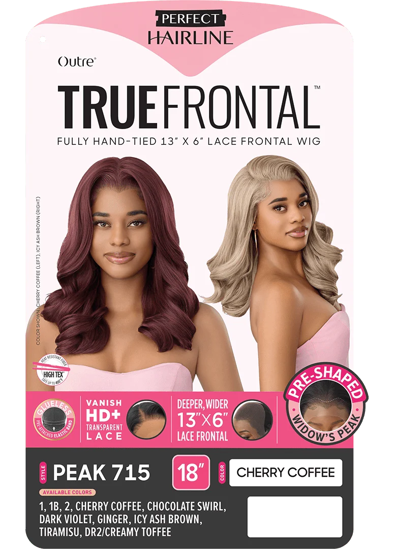 Outre Perfect Hairline True Frontal 13x6 HD Lace Front Wig - Peak 715 - Image 7