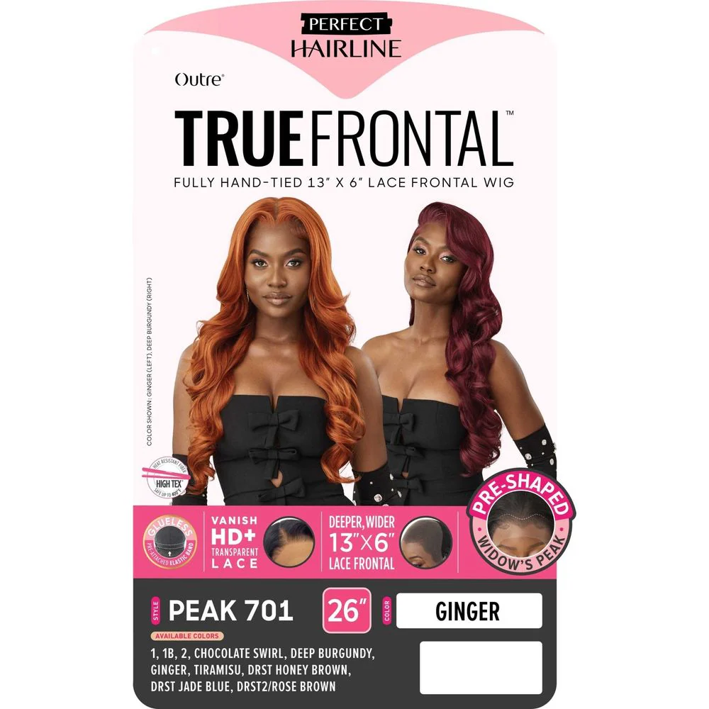Outre Perfect Hairline True Frontal 13x6 HD Lace Front Wig - Peak 701 - Image 2