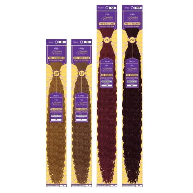 Outre Premium Purple Brazilian Bundle - Dominican Curl Bulk 24" - Image 5