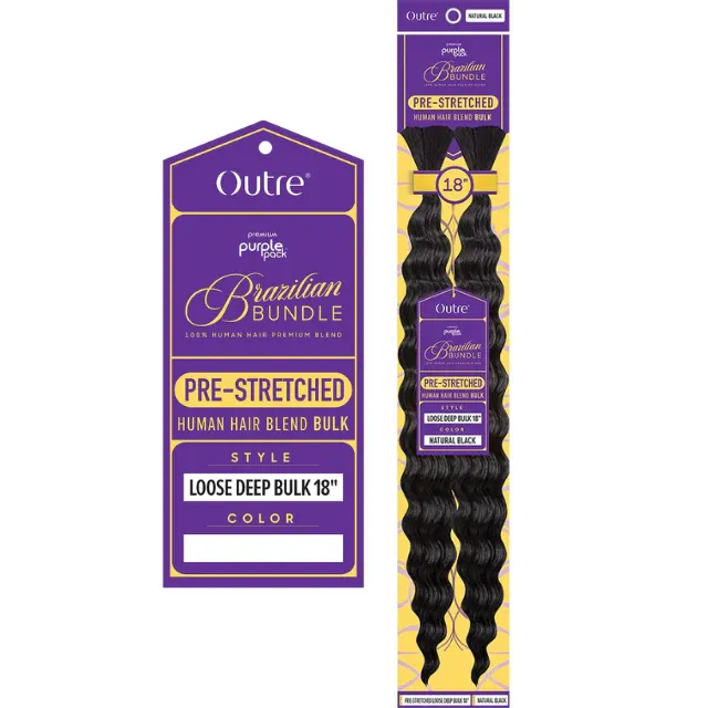 Outre Premium Purple Brazilian Bundle Loose Deep Bulk - 18" - Image 3