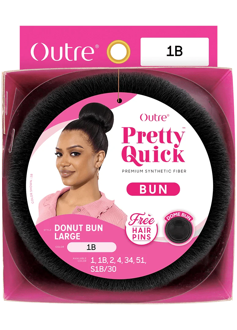Outre Pretty Quick Bun – Donut Bun Large - Image 3