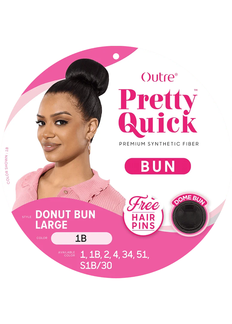 Outre Pretty Quick Bun – Donut Bun Large - Image 6