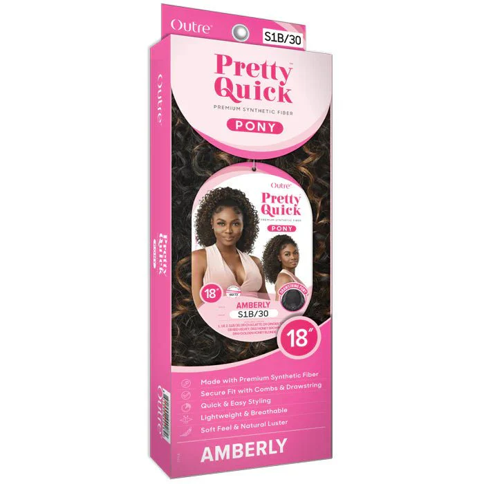 Outre Pretty Quick Drawstring Ponytail – Amberly - Image 5