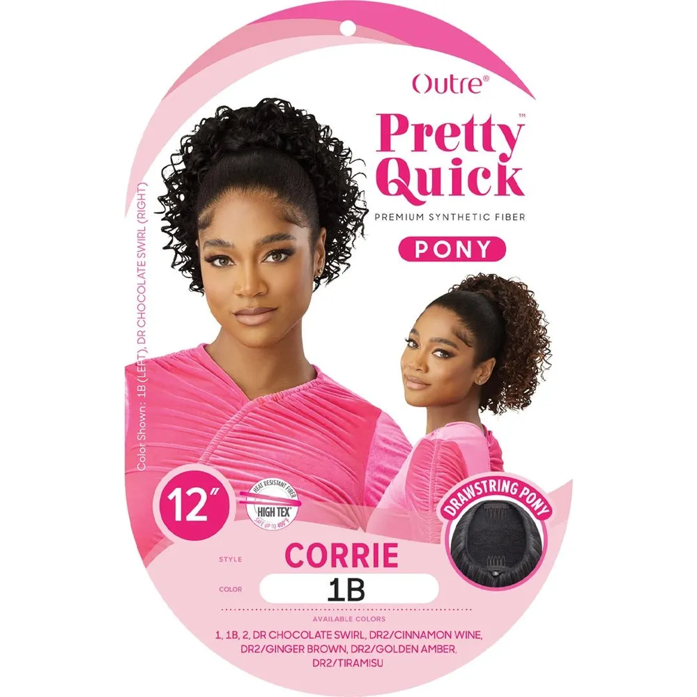 Outre Pretty Quick Drawstring Ponytail – Corrie - Image 6