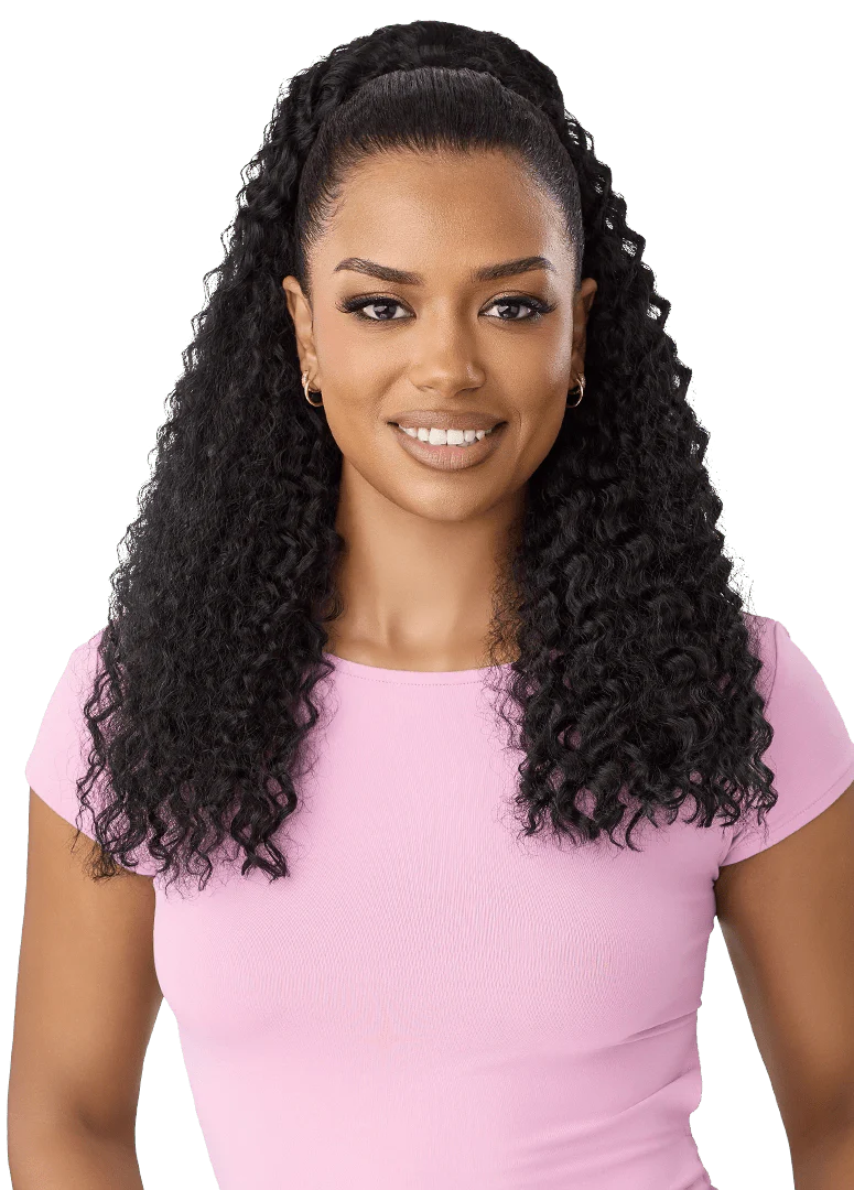 Outre Pretty Quick Drawstring Ponytail – Lilla