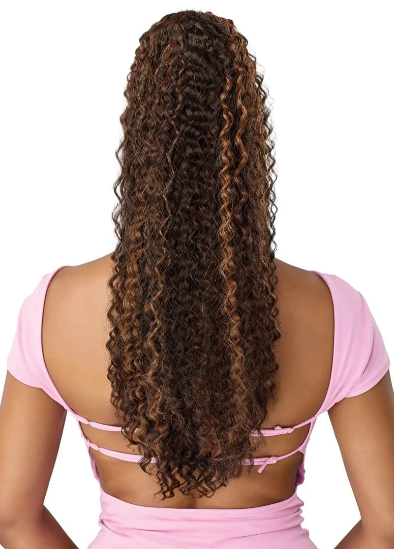 Outre Pretty Quick Drawstring Ponytail – Lilla - Image 4