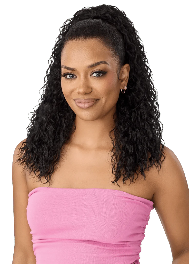 Outre Pretty Quick Drawstring Ponytail – Nay - Image 2