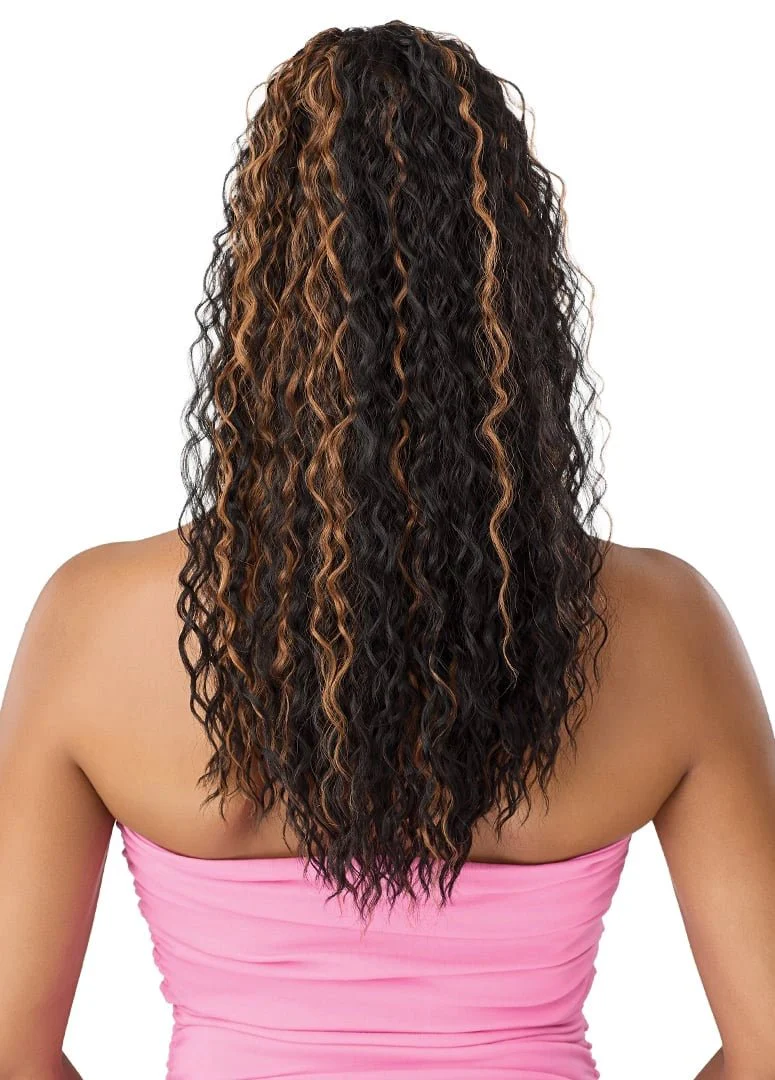 Outre Pretty Quick Drawstring Ponytail – Nay - Image 6
