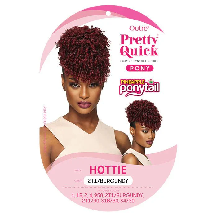 Outre Pretty Quick Pineapple Ponytail – Hottie - Image 4