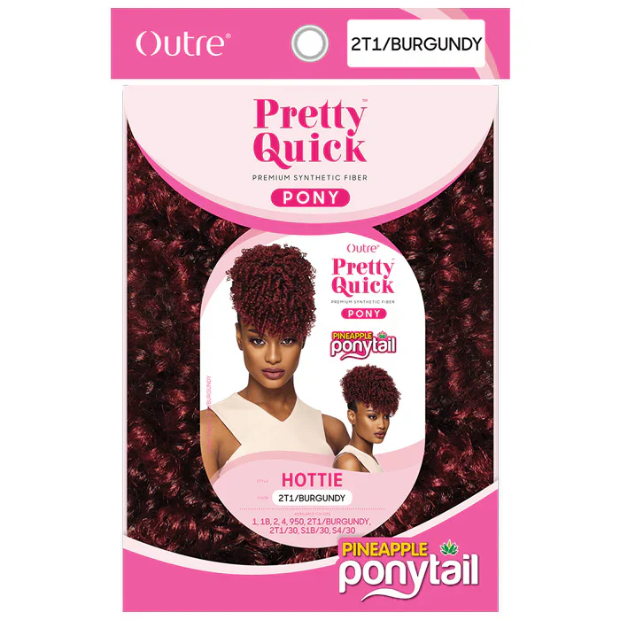 Outre Pretty Quick Pineapple Ponytail – Hottie - Image 5