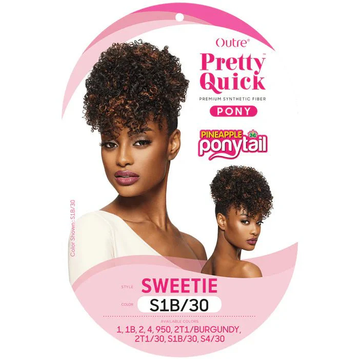 Outre Pretty Quick Pineapple Ponytail – Sweetie - Image 7