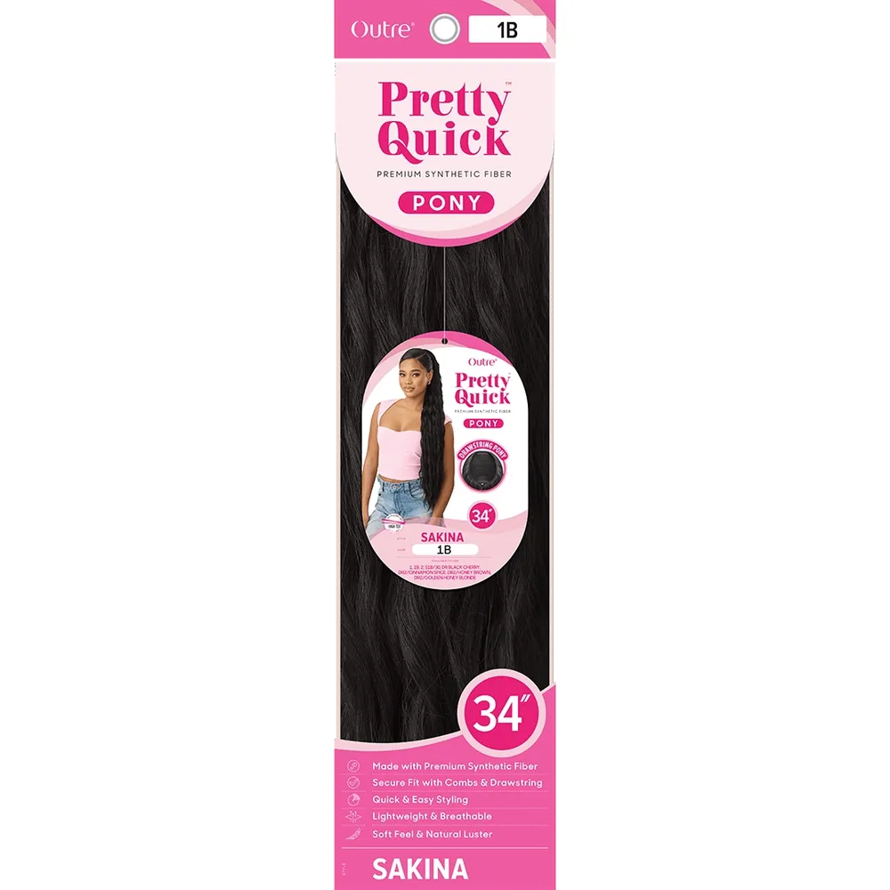 Outre Pretty Quick Ponytail – Sakina - Image 7