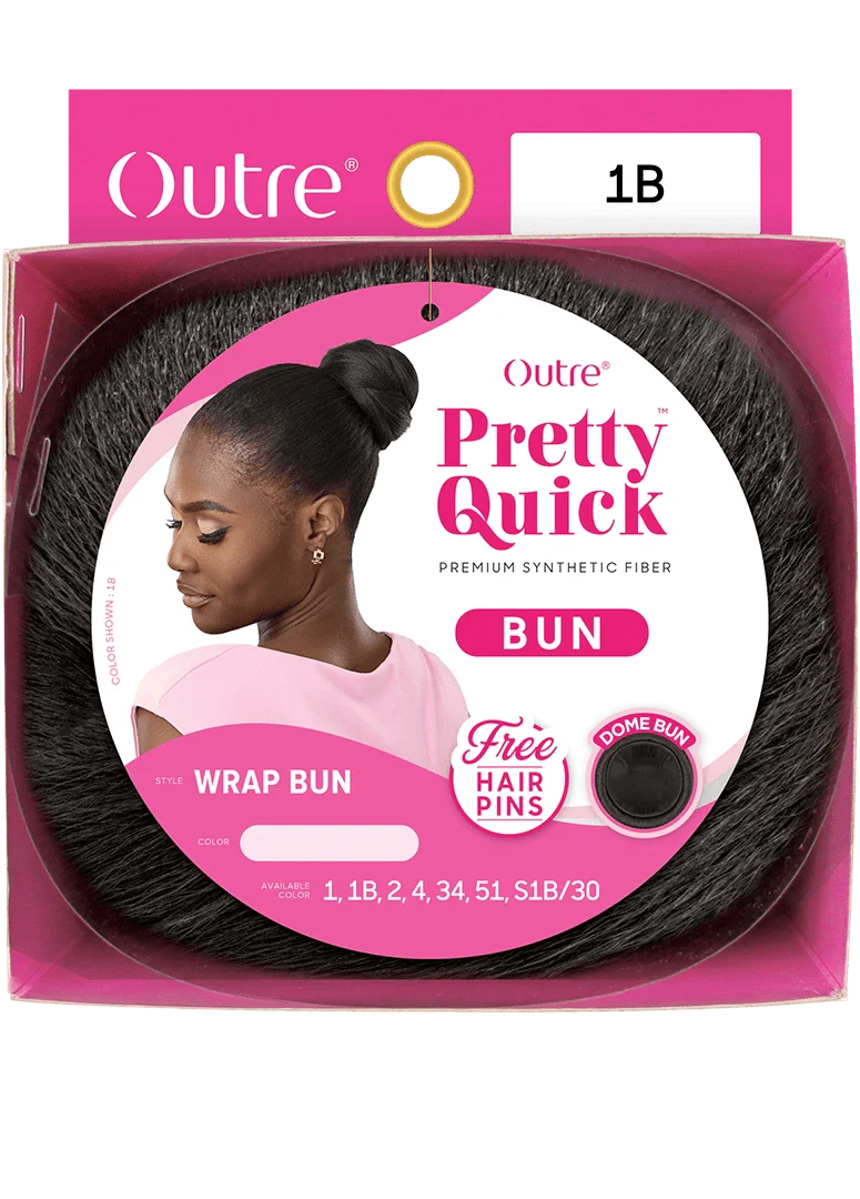 Outre Pretty Quick Synthetic Bun - Wrap Bun - Image 4