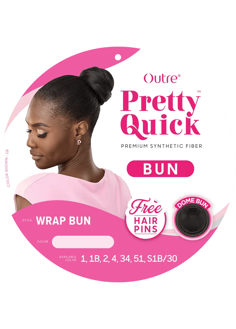 Outre Pretty Quick Synthetic Bun - Wrap Bun - Image 5