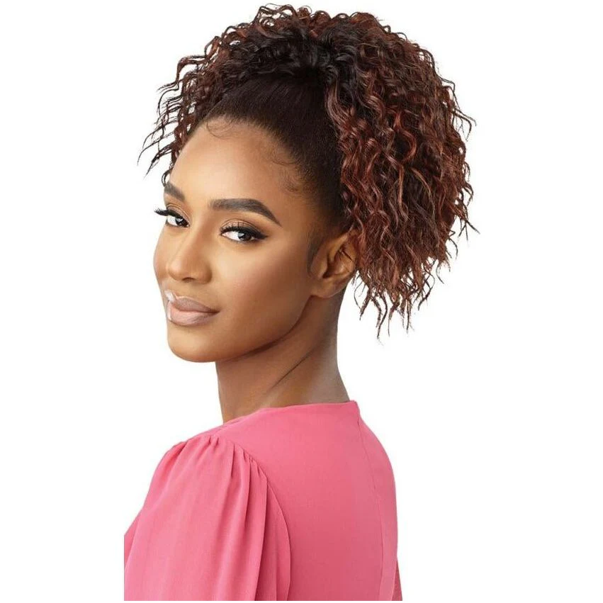 Outre Pretty Quick Drawstring Ponytail – Deep Twist Curl 12" - Image 3