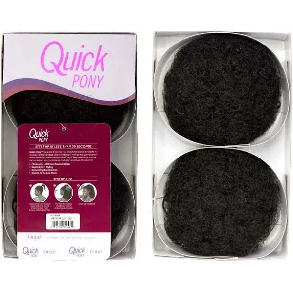 Outre Quick Pony – Afro Puff Duo - Image 4