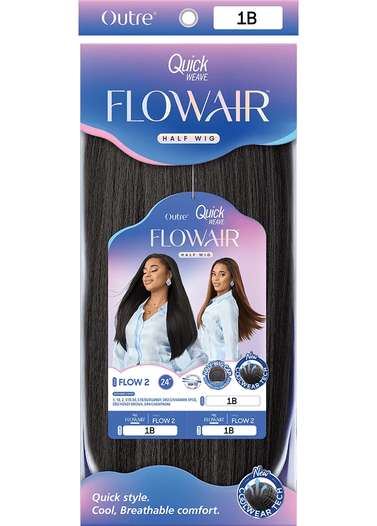 Outre Quick Weave Flowair Synthetic Half Wig – Flow 2 - Image 7