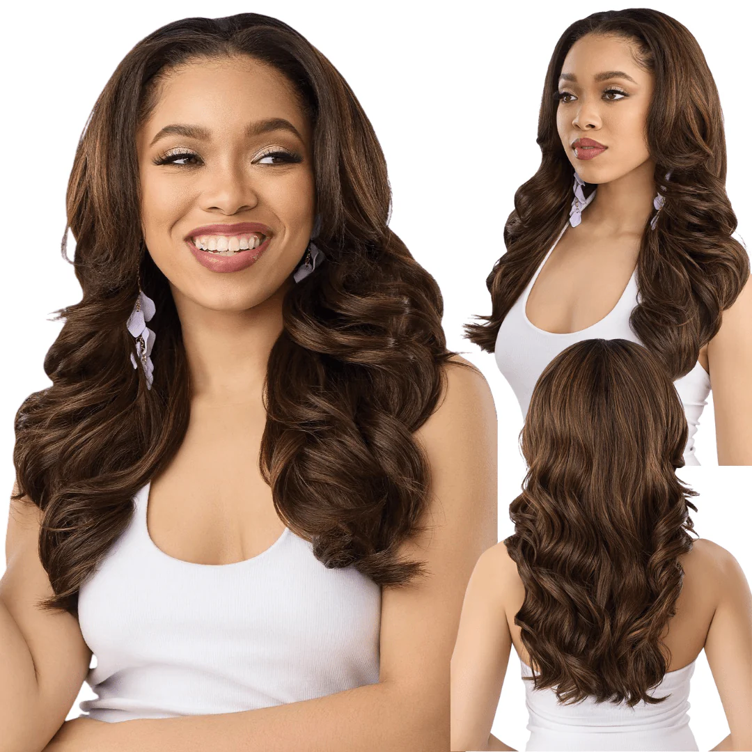 Outre Quick Weave Flowair Synthetic Half Wig – Flow 3