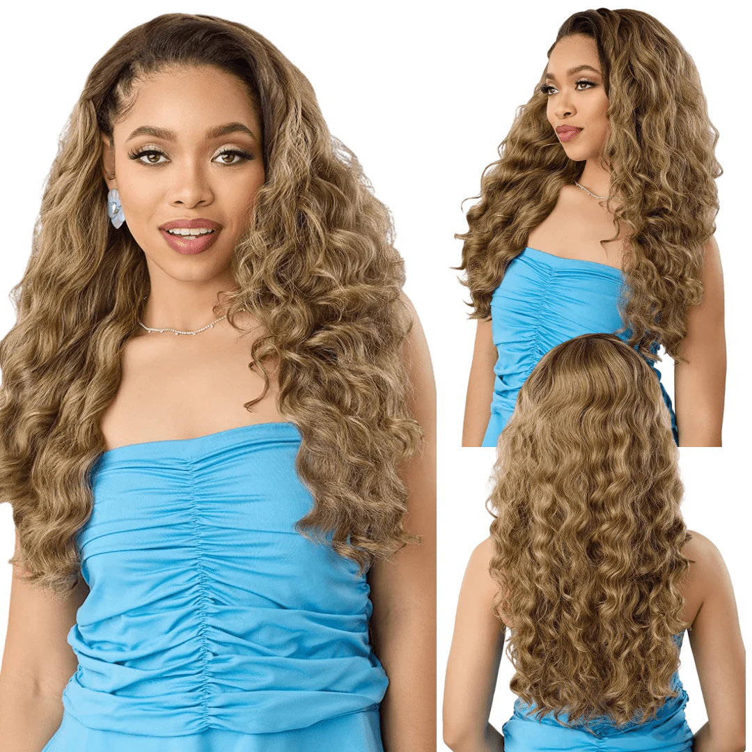 Outre Quick Weave Flowair Synthetic Half Wig – Flow 4