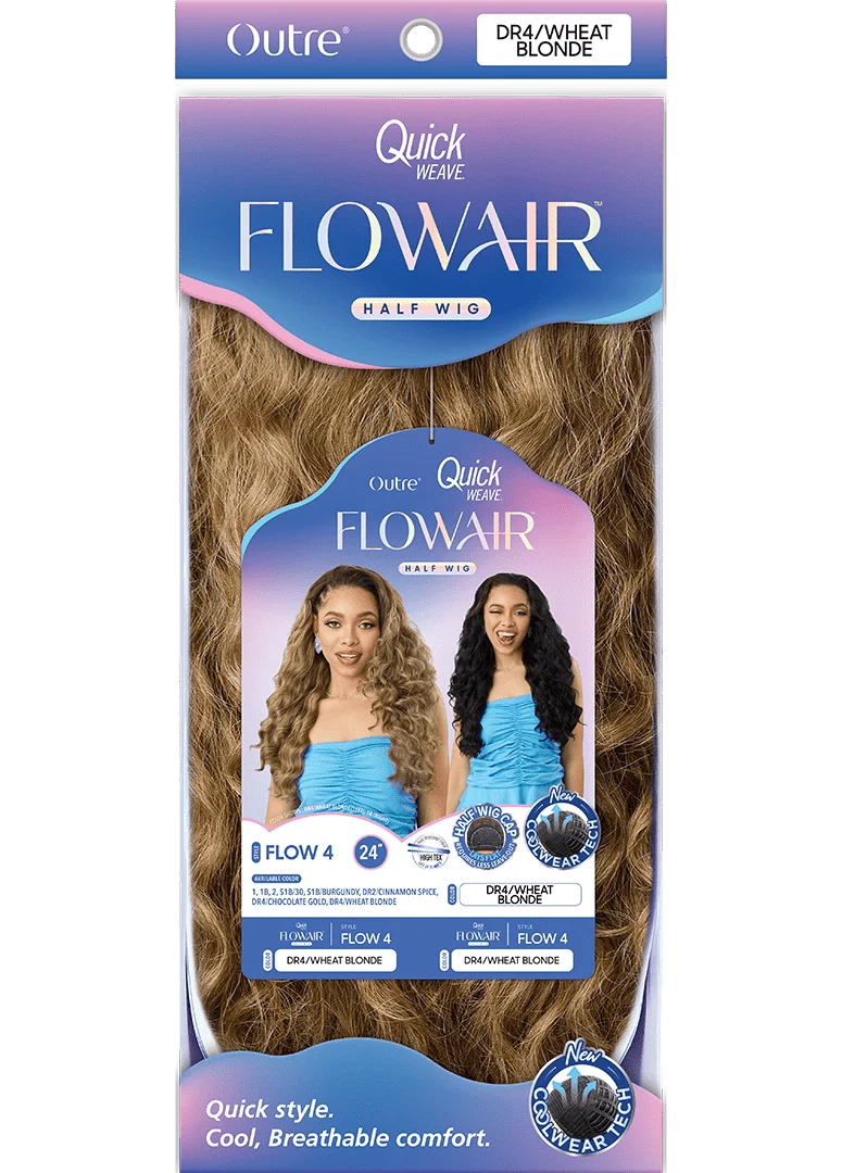 Outre Quick Weave Flowair Synthetic Half Wig – Flow 4 - Image 10
