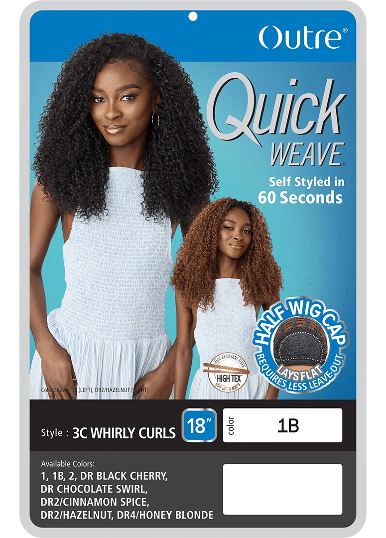 Outre Quick Weave Half Wig – 3C Whirly Curls - Image 6