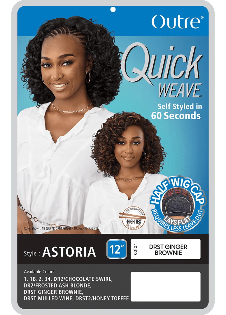 Outre Quick Weave Synthetic Half Wig – Astoria - Image 7