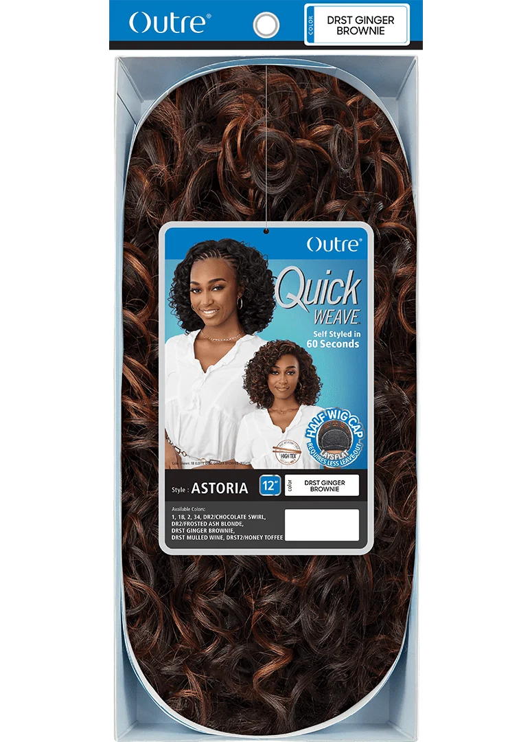Outre Quick Weave Synthetic Half Wig – Astoria - Image 8