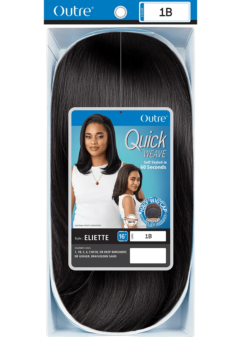 Outre Quick Weave Synthetic Half Wig – Eliette - Image 6