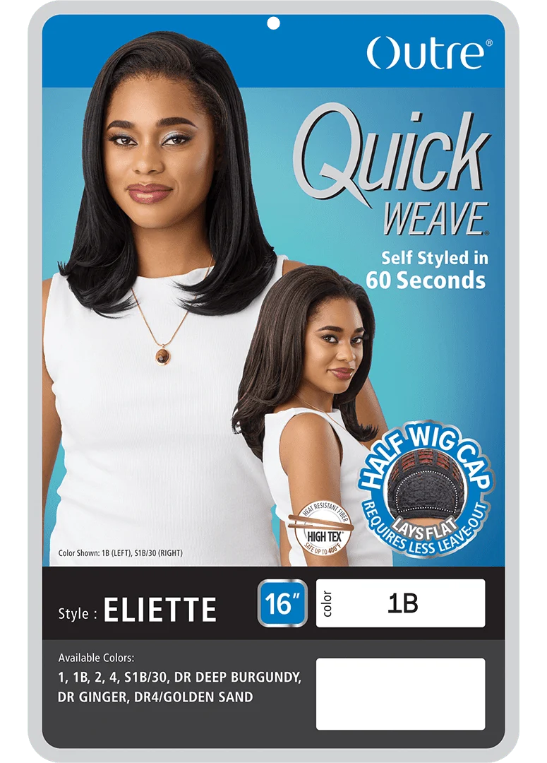 Outre Quick Weave Synthetic Half Wig – Eliette - Image 7
