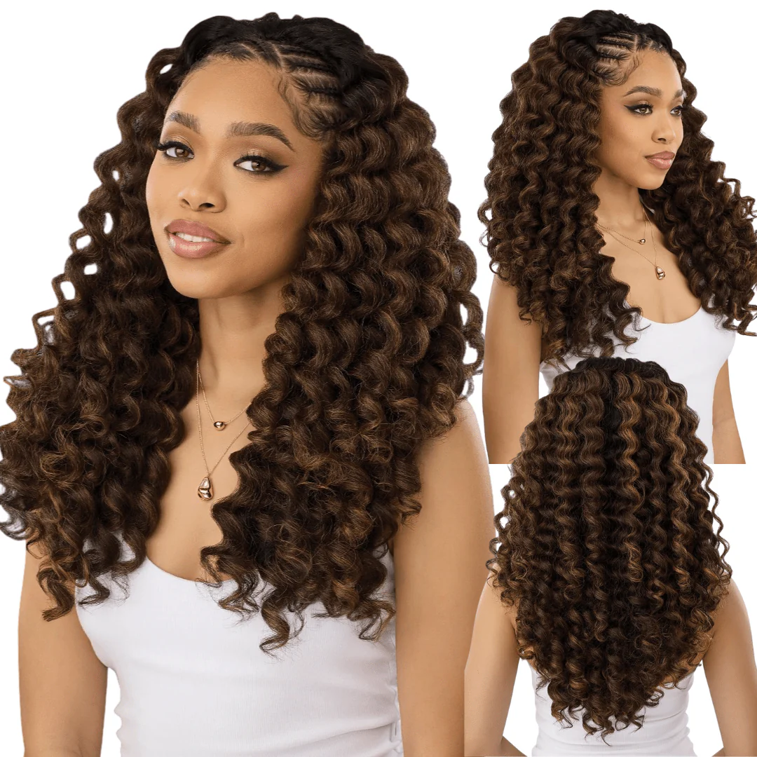 Outre Quick Weave Synthetic Half Wig – Romina