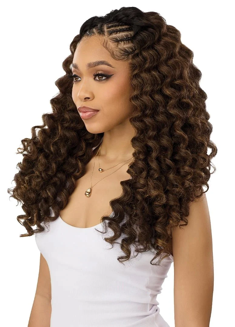 Outre Quick Weave Synthetic Half Wig – Romina - Image 3