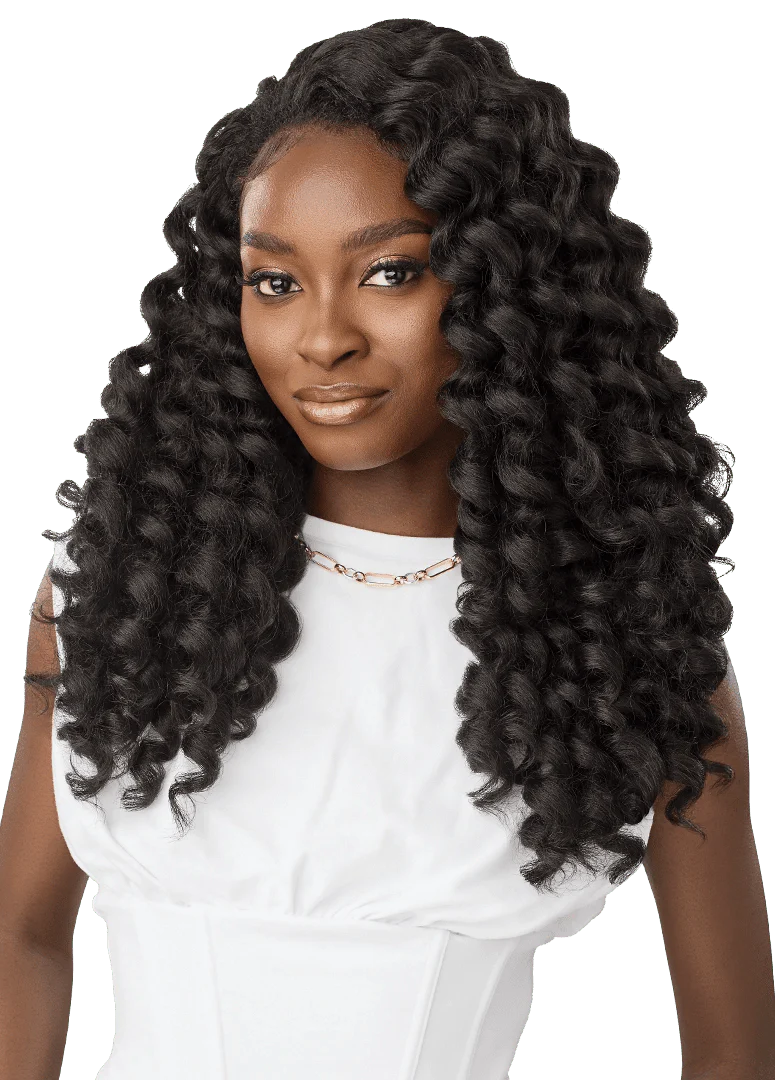 Outre Quick Weave Synthetic Half Wig – Romina - Image 4
