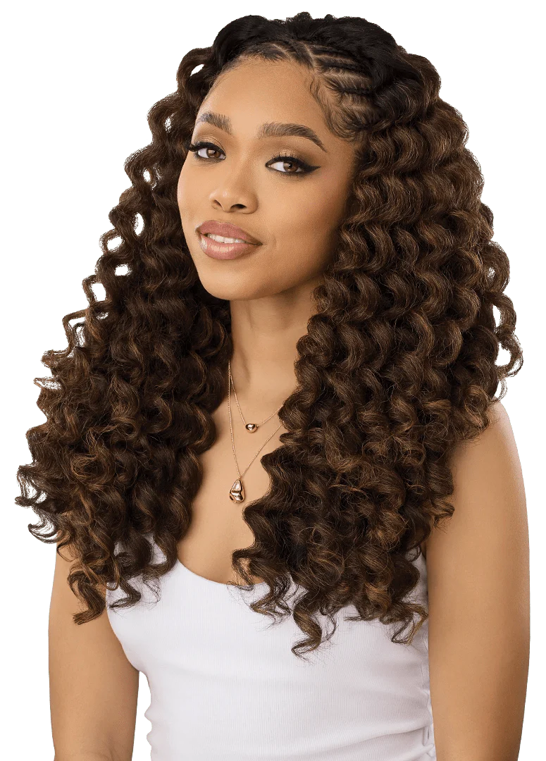 Outre Quick Weave Synthetic Half Wig – Romina - Image 5
