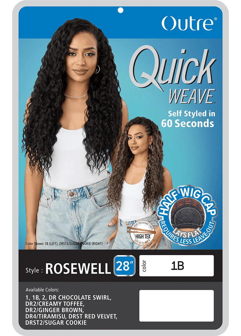 Outre Quick Weave Synthetic Half Wig – Rosewell - Image 2